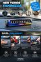 Colorful Chrome Car Parking Phone Number Sticker Adhesive Concealable Number Plate - 2