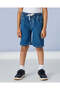 Boys Blue 5 Pocket Soft Knitted Shorts