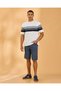 Men Navy Plain Pull-On Shorts - 2