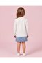 Girls White Stitch Placement Print Long Sleeve T-Shirt - 4