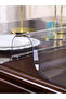 1.5 mm Net Thickness Transparent Thick Stain-Resistant Liquid-Proof Temperature-Resistant Pvc Table Protector Mica Tablecloth Table Protector - 6