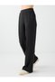 Dark Anthracite Straight Cut Soft Touch Trousers with Stitching Detail - 4