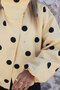 Yellow Standard Size Polka Dot Coat - 4