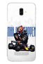 Samsung Galaxy J6 Plus Compatible Max Verstappen Patterned Transparent Phone Case