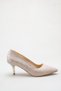 Gold Glitter 6.5 cm Heeled Women's Stiletto - 2