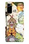 Samsung Galaxy S20 Fe Compatible Vintage Winnie Pooh Collage Pattern Transparent Phone Case