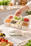 8-Compartment Breakfast Presentation Set Portable Storage Container with Removable Compartments and Locking Lid - 3