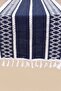 Navy Blue Regina Cotton Tasseled Runner 35X145 cm - 7