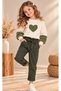 Girl's Pants Sweatshirt Set - 2