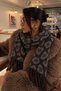 New Season Double-Sided Puffy Lightweight Viral Leopard Scarf - 2