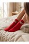Women's Christmas Themed Printed Pearl Socks