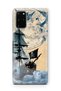 Samsung Galaxy S20 Plus Compatible Pirate Ship Patterned Transparent Phone Case