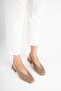Women's mink suede 4 cm chunky heel shoes tr05ms01g - 7