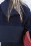 Navy Blue Elastic Hooded Tracksuit Set - 7