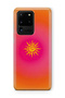 Samsung Galaxy S20 Ultra Compatible Retro Sun Pattern Transparent Phone Case
