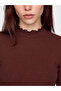 Esvab • Modern & Distinctive Stand Collar Women's Ribbed Bodysuit - 4