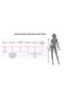 Women's Long Sleeve Wide V-Neck Sleeves Tulle Slit Short Crepe Dress - 7