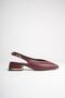 Women's Daily Burgundy 4 cm Thick Heeled Shoes Tr05Ms01E - 4