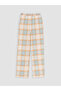 Esvab • Modern & Distinctive Checkered Embroidered Women's Pajama Bottoms - 8