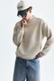 Washable oversize sweatshirt with text - 3