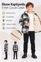 Boy's Plaid Hooded Zippered Plush Lined Jacket Coat Lumberjack Shirt Ak1665 - 2