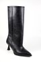 Skin Matte Cowboy Western Cowboy Women's Thin-Heeled Boots - 2
