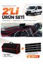 Glove Box Cover + Thai Feather Trunk Bag Set Compatible with Ford Transit Covered (2013-2018) - Fo031