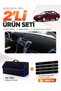 Hyundai Sonata (2007-2012) Compatible Glove Box Cover + Tay Tüy Luggage Bag + Sticker Set - Hu030