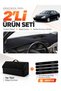 Ci̇troen C5 (2001-2004) Compatible Glove Box Cover + Tay Tüy Luggage Bag + Sticker Set - Ci007