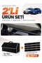 Renault Captur 2 (2019-2024) Compatible Glove Box Cover + Tay Feather Luggage Bag + Sticker Set - Re036