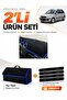 Ford Fusion (2009-2012) Compatible Glove Box Cover + Tay Feather Trunk Bag + Sticker Set - Fo038