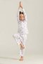 3-9 Years Old Girls' Single Jersey Pajama Set with Shirt Purple