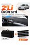 Mazda 626 Without Airbags (1998-2000) Compatible Glove Box Cover + Tay Tüy Luggage Bag Set - Ma010