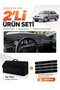 Mitsubishi Lancer (2003-2006) Compatible Glove Box Cover + Tay Feather Trunk Bag + Sticker Set - Mi013
