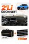 Hyundai Kona (2020-2022) Compatible Glove Box Cover + Tay Feather Trunk Bag + Sticker Set - Hu038