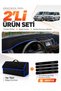 Volkswagen Transporter T5 Tek Kapakli (2003-2016) Compatible Glove Box Cover Tay Tüy Bag Set - Vw027