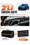 Dacia Sandero (2022-2026) Screenless Compatible Glove Box Cover + Thai Feather Trunk Bag Set - Da002