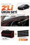 Ford Focus 4 (2017-2021) Compatible Glove Box Cover + Tay Feather Trunk Bag + Sticker Set - Fo013