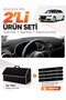 Audi A3 (2013-2020) Compatible Glove Box Cover + Tay Feather Luggage Bag + Sticker Set - Au007