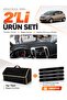 Kia Venga (2009-2011) Compatible Dashboard Cover + Thai Feather Trunk Bag + Sticker Set - Ki025