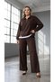 Adın Large Size Half Zipper Detailed Long Sleeve Tracksuit Set 8308-27
