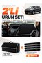 Ford Kuga (2013-2015) Compatible Dashboard Cover + Tay Feather Trunk Bag + Sticker Set - Fo026