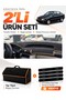 Opel Astra F Airbagsiz (1991-1997) Compatible Glove Box Cover + Tay Tüy Luggage Bag Set - Op011