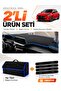 Peugeot 208 (2020-2024) Compatible Dashboard Cover + Tay Feather Trunk Bag + Sticker Set - Pe006