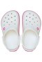 Crocband Clog t White Girls' Slippers 207005_6Wu - 3