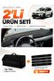 Daci̇a Jogger Screenless (2022-2026) Compatible Dashboard Cover + Tay Tüy Luggage Bag Set - Da002