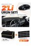 Dashboard Cover + Thai Feather Trunk Bag + Sticker Set Hyundai İ40 (2011-2017) Compatible - Hu007