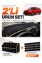 Honda City (2020-2024) Compatible Glove Box Cover + Thai Feather Trunk Bag + Sticker Set - Ho003