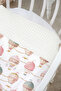 Double-Sided Baby Blanket, 100% Cotton Waffle Pique |   Pillowcase with Gift - Pink Air Balloons - 70 X 105 cm - 4