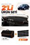 Mercedes W203 C-Class (2000-2007) Compatible Glove Box Cover + Tay Tüy Luggage Bag Set - Mb005